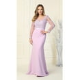 thumbnail image 1 of Women's May Queen MQ1847 Long Sleeve Special Occasion Dress Lilac Lavender 16, 1 of 10