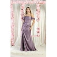 thumbnail image 1 of May Queen MQ2035 Juniors Womens Sweetheart Sequin Ruched Gala Long Gown, 1 of 5