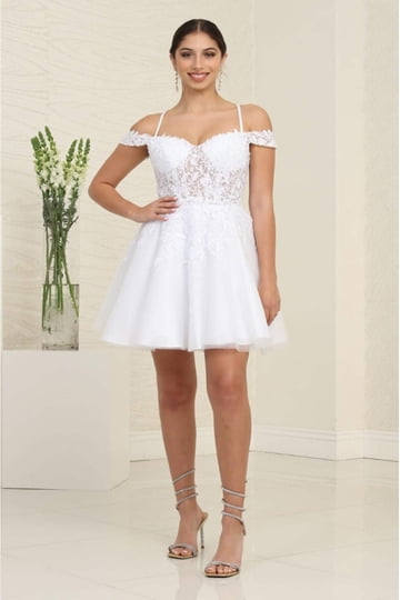 semi formal dresses juniors white for Clothing RS-week1822