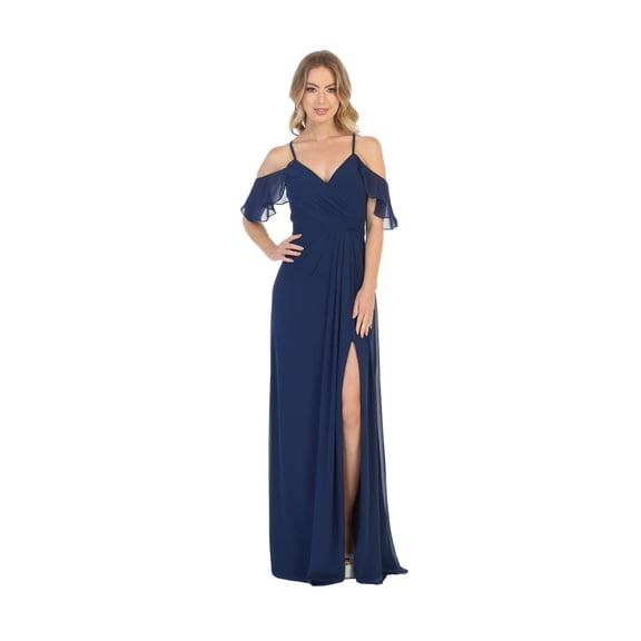 May Queen Western Dress Navy Blue MQ1732