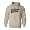 thumbnail image 1 of May The Course Be With You Adult Hooded Sweatshirt, 1 of 1