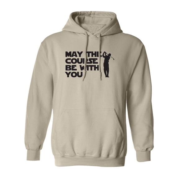 May The Course Be With You Adult Hooded Sweatshirt