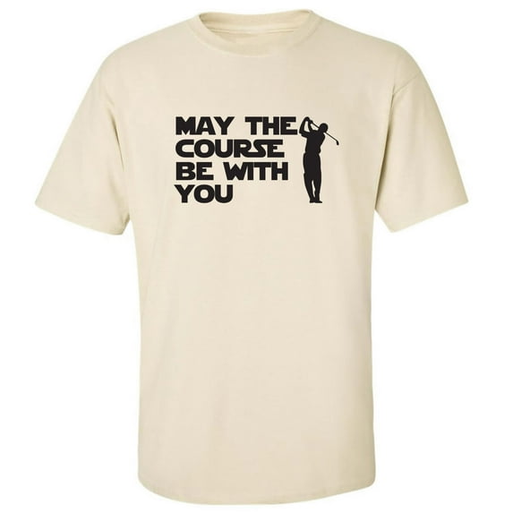 May The Course Be With You Adult Short Sleeve T-shirt