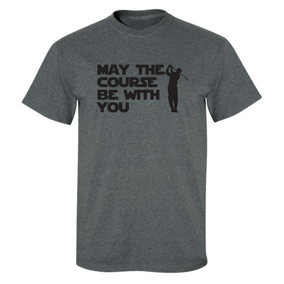 May The Course Be With You Adult Short Sleeve T-shirt