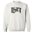 thumbnail image 1 of May The Course Be With You Crewneck Sweatshirt, 1 of 3