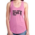 thumbnail image 1 of May The Course Be With You Racerback Tank, 1 of 1