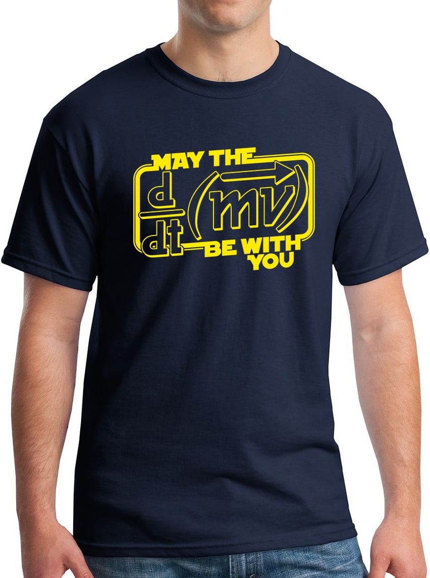 May The F=ma Be With YOU - Newton's Second Law - Essential T-Shirt - White Version - Second Law Of Mechanics" Sticker By NotUrAverageART - Foto 4