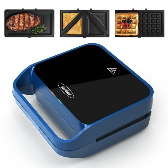 May in Color Multi-Function 3-in-1 Sandwich & Waffle Maker