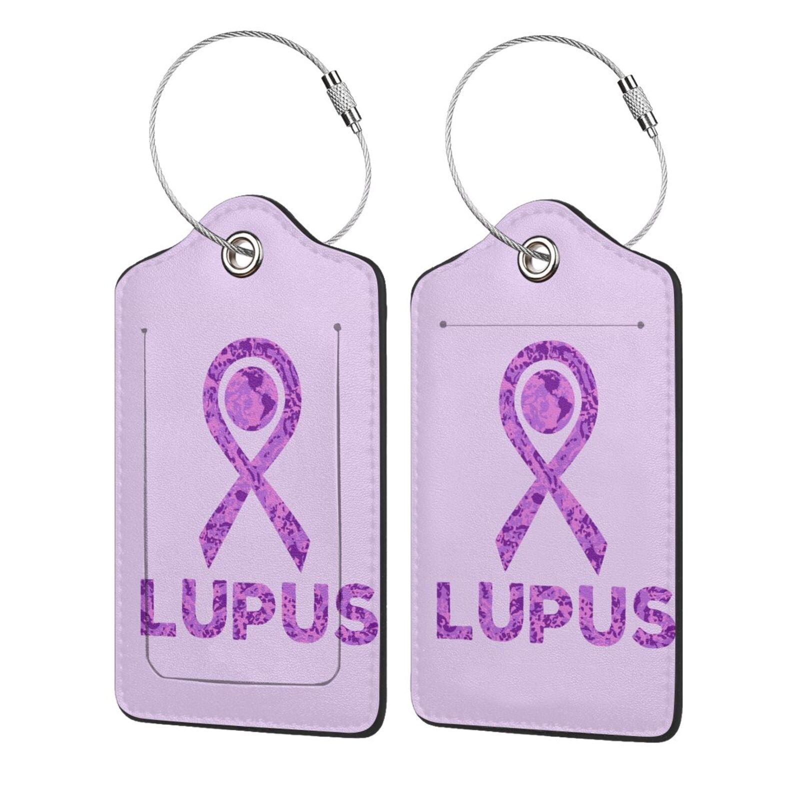 May is Lupus awareness Month Luggage Tags for Suitcase Tags Identifiers ...