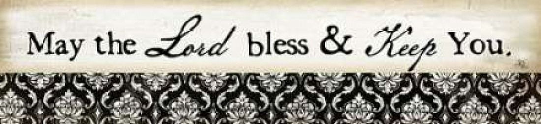 May the Lord Canvas Art - Jennifer Pugh (12 x 36)