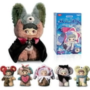MayMei Twins' Secret Realm Series Plush Blind Box, Stuffed Maymei Blind Box Doll Kawaii Mystery Plush Toys, Collectible Maymei Doll Halloween Xmas Birthday Gift for Girls (7 Possible Styles)