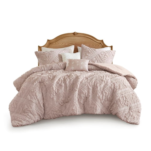 Maya 5-Piece Jacquard Textured Comforter Set