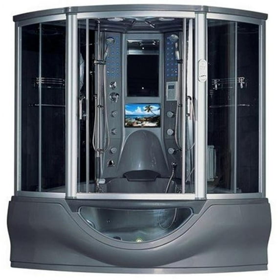 Maya Bath 103 Superior Combination Steam Shower, Grey