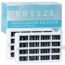 Maya Breeze Refrigerator Air Filter Replacement for Whirlpool Refrigerators, 2-Pack