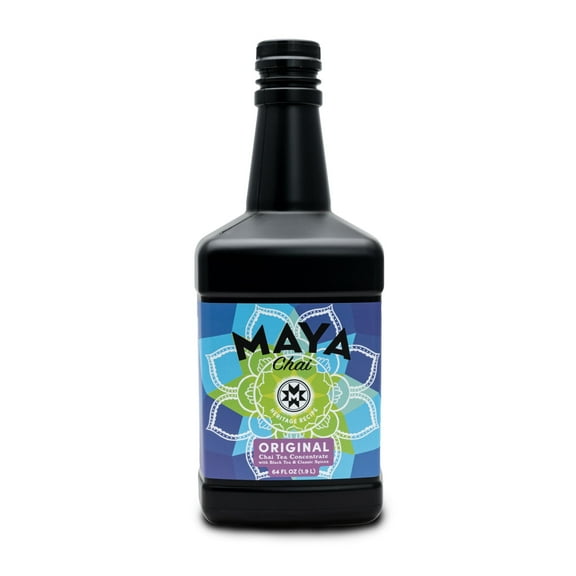Maya Chai Tea Concentrate, Original, Heritage Recipe, Black Tea and Classic Spices, 64 Fl Oz (Pack of 1)
