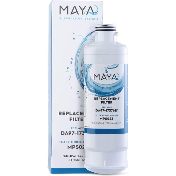 Maya DA97-17376B Refrigerator Water Filter Replacement for Samsung, Compatible with HAF-QIN, RF23M8070SR, HAF-QIN/EXP, DA97-08006C
