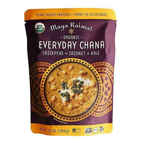 Maya Kaimal Everyday Chana coconut Kale, 10 oz | Pack of 6