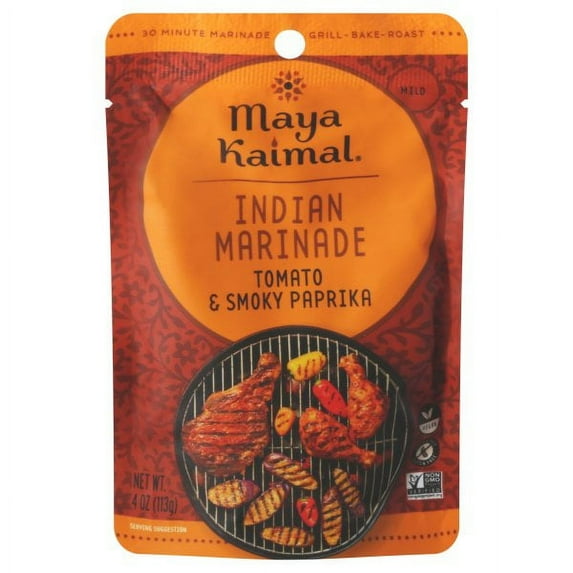 Maya Kaimal: Marinade Tomato Smoky Paprika, 4 Oz
