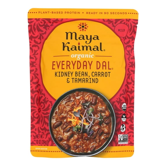 Maya Kaimal - Organic Everyday Dal - Kidney Bean Carrot Tamarind - CS of 6 -10 OZ