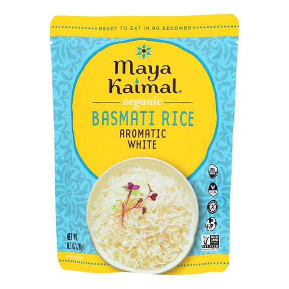 Maya Kaimal - Rice Basmati Aromatic - Case of 6-8.5 OZ