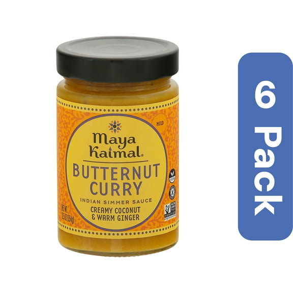 Maya Kaimal Sauce Simmering Butternut Curry 12.5 oz (Pack Of 6)