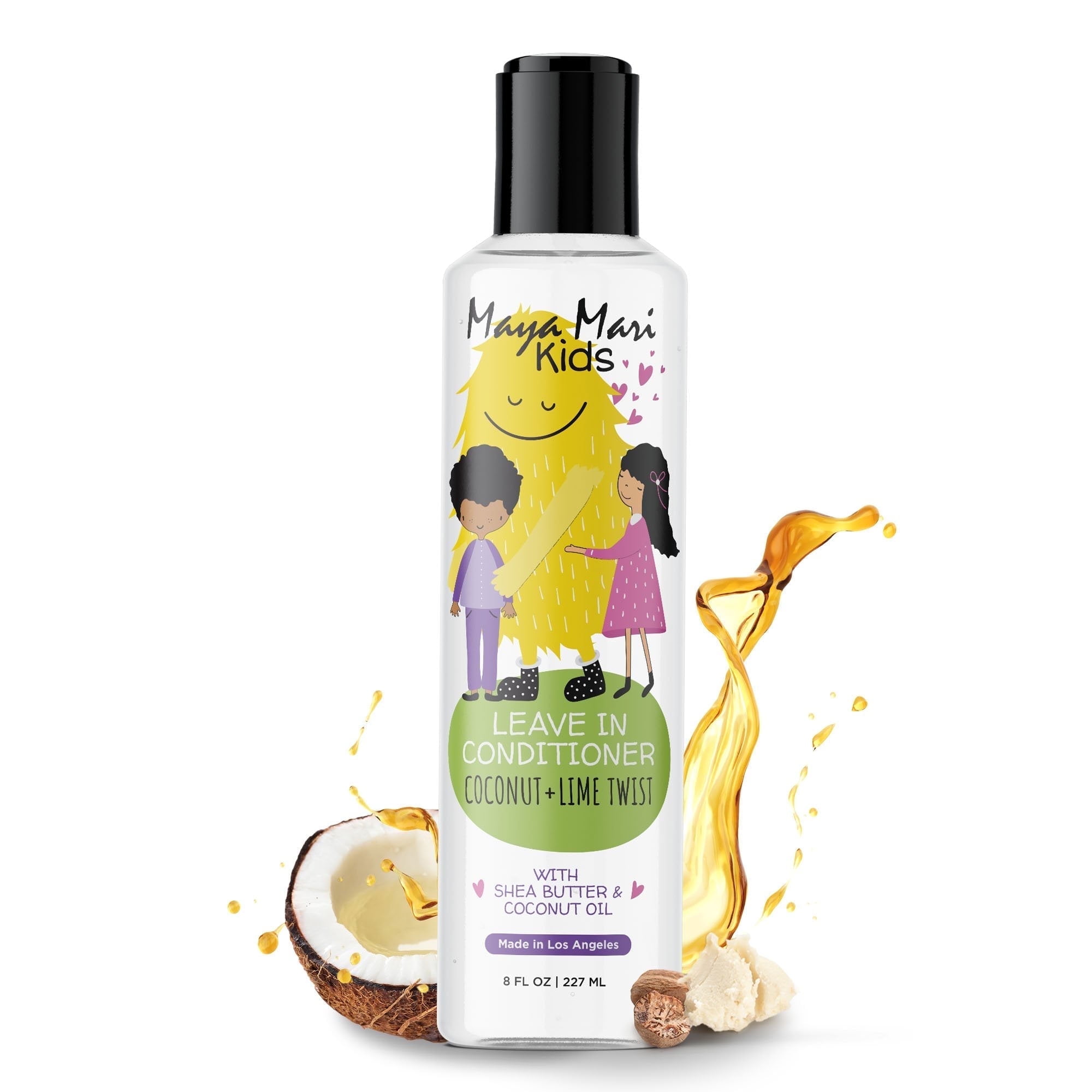 Maya Mari Kids Leave-in Conditioner With Coconut Oil, Shea Butter, and Marula Oil, Coconut and Lime Twist, 8 oz by Los Angeles Brands