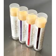 Maya Organic Lip Balm Pack of 4 - Classic, Mint Tea, Acai Berry Bliss, Grapefruit