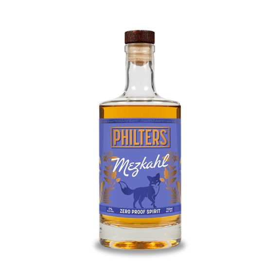 Maya Philters Non-Alcoholic Botanical Cocktail Mixer, Mezkahl Flavor cs 4/ 750 ml