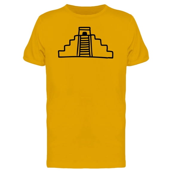 Maya Pyramid Doodle T-Shirt Men -Image by Shutterstock, Male Medium