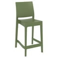 thumbnail image 1 of Maya Resin Counter Stool Olive Green, 1 of 5