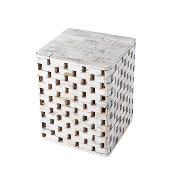 Maya Square Garden Stool