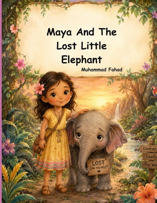 Brave Kids Moral Stories Maya and the Lost Baby Elephant: A Heartwarming Story About Kindness, Friendship, and Courage, (Paperback)