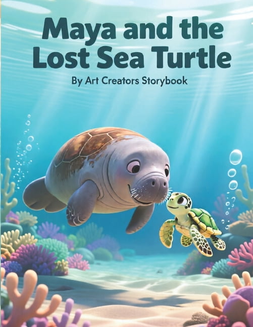 Maya the Gentle Manatee: Kindness & Comp Maya and the Lost Sea Turtle: A Heartwarming Underwater Adventure About Kindness, Courage, and Helping Others Find Their, (Paperback)