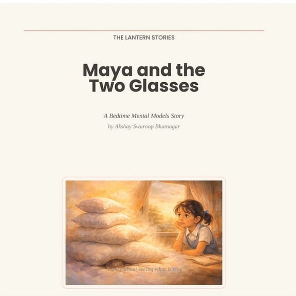 Maya and the Two Glasses: A Bedtime Mental Models Story, (Paperback)