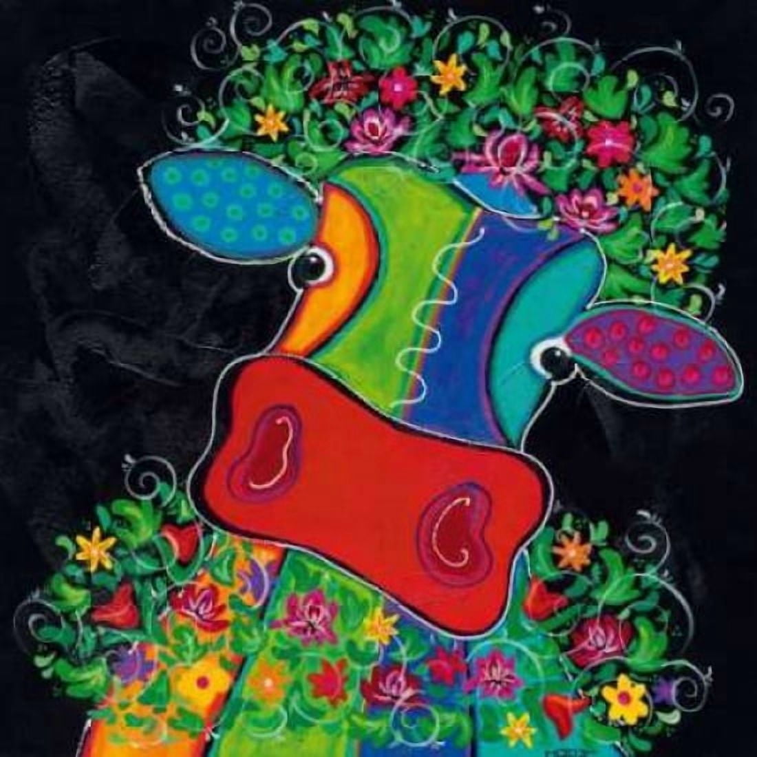 Maya in Total Bliss II Canvas Art - Yvonne Hope (24 x 24)
