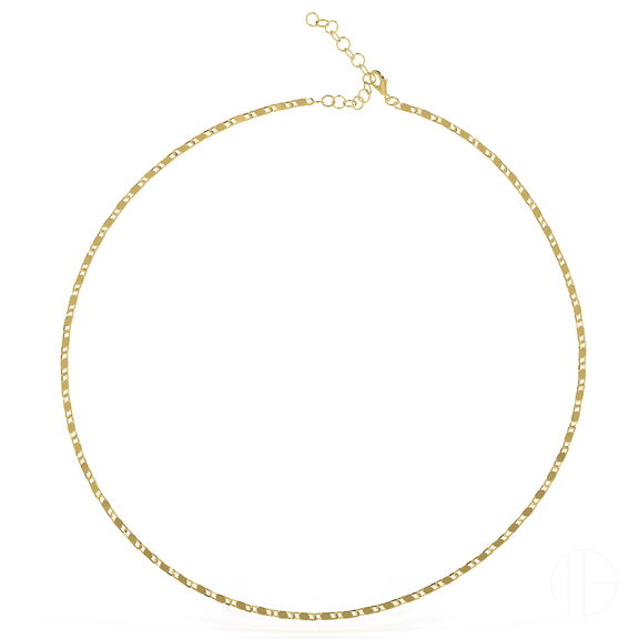 Maya's Grace Dainty Minimalist Choker Necklace for Women, Boho Jewelry, Gold and Silver Plated, Layering Necklace - Gold