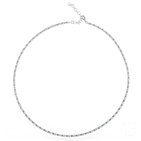 Maya's Grace Dainty Minimalist Choker Necklace for Women, Boho Jewelry, Gold and Silver Plated, Layering Necklace - Silver