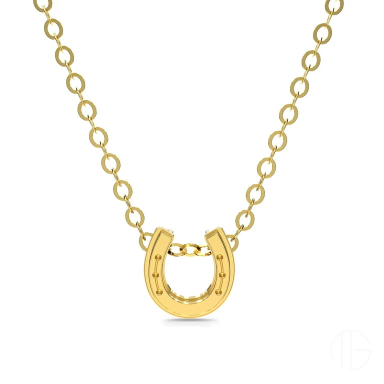 Womens horseshoe necklace sale