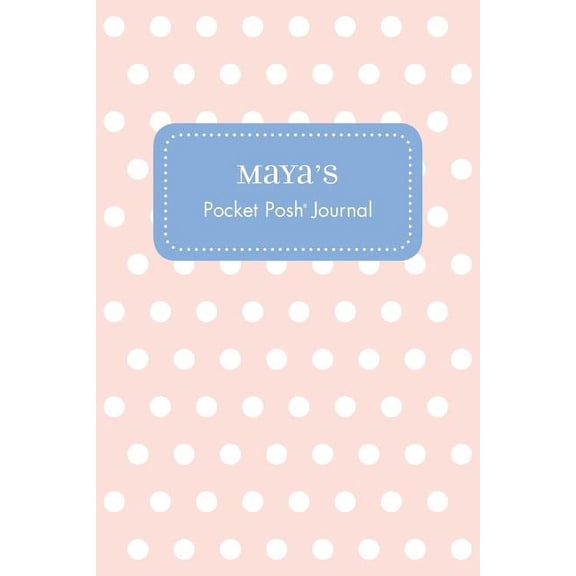 Maya's Pocket Posh Journal, Polka Dot, (Paperback)