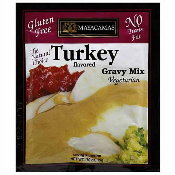 Mayacamas Turkey Flavored Vegetarian Gravy Mix, 0.7 oz, (Pack of 12)