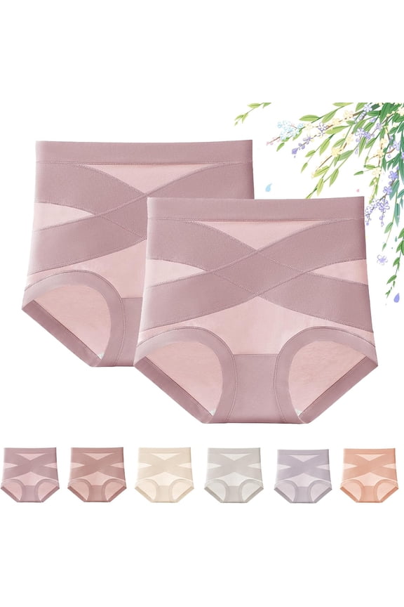 Mayaloom Leakproof Panties with Tummy Control - Dove Loom Panties Leak Proof Tummy Control Underwear, High Waisted Ultimate Comfort Shaping Leakproof Panties for Women