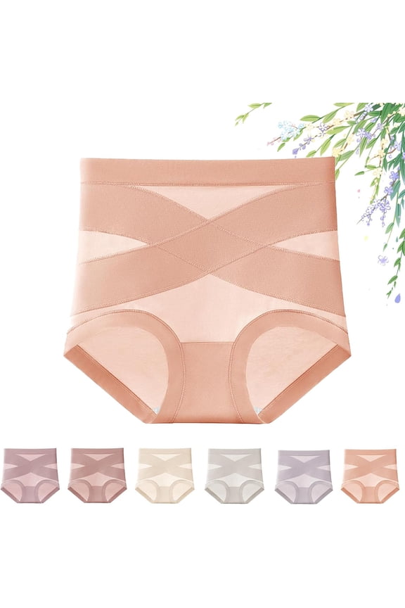 Mayaloom Leakproof Panties with Tummy Control - Dove Loom Panties Leak Proof Tummy Control Underwear, High Waisted Ultimate Comfort Shaping Leakproof Panties for Women