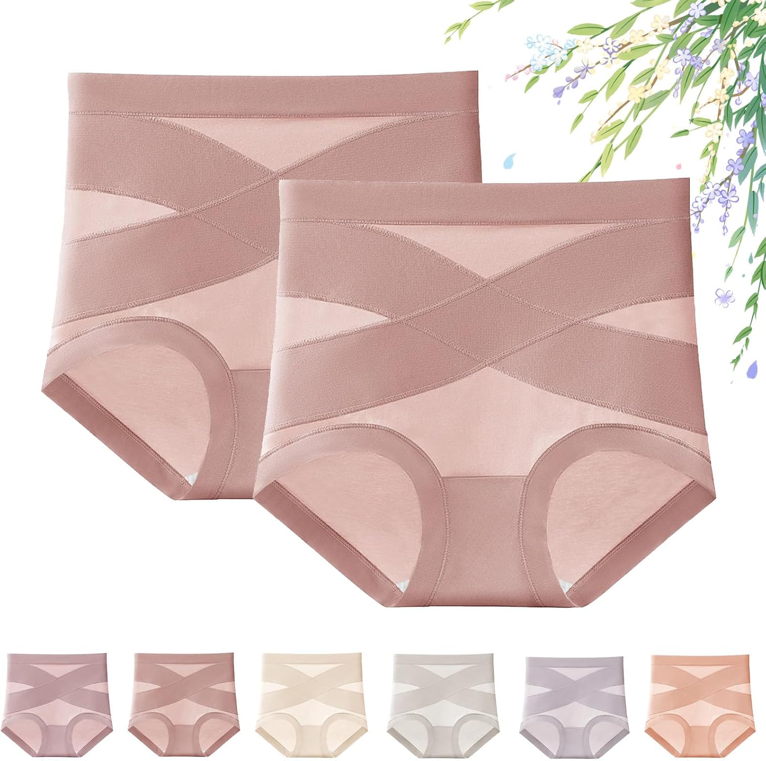 Bloomyfit, High Waist Leak Proof Incontinence Panties, Plus Size Leak Proof Underwear for Women