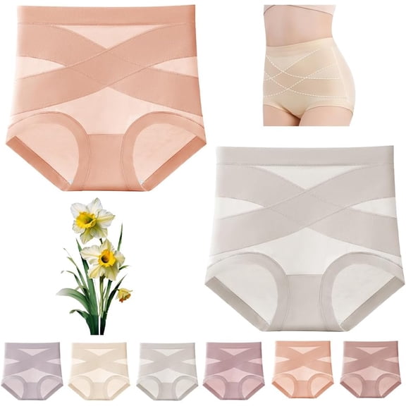 Mayaloom Leakproof Panties with Tummy Control - Doveloom High Waisted Shaping Underwear, Ultimate Comfort Leakproof Panties for Women