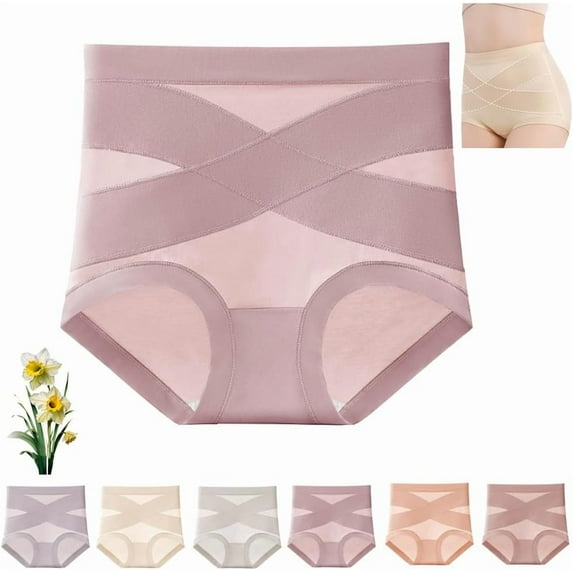 Mayaloom Leakproof Panties with Tummy Control - Doveloom High Waisted Shaping Underwear, Ultimate Comfort Leakproof Panties for Women