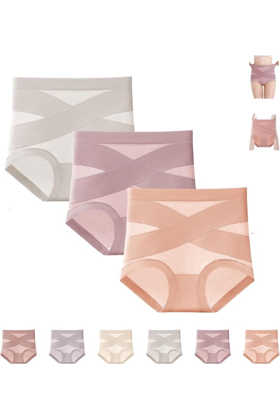 Mayaloom Leakproof Panties with Tummy Control, High Waisted Underwear for Women, Ultimate Comfort Leakproof and Shaping Panties for Women