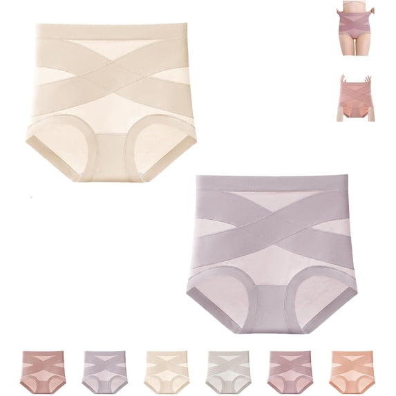 Mayaloom Leakproof Panties with Tummy Control, High Waisted Underwear for Women, Ultimate Comfort Leakproof and Shaping Panties for Women