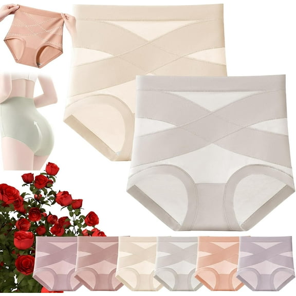 Mayaloom Leakproof Panties with Tummy Control, Premium Comfort Leakproof Shaping Undies