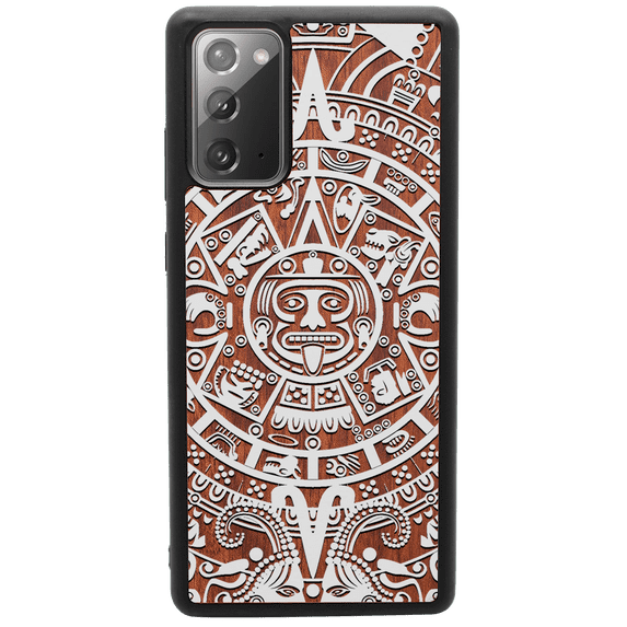 Mayan Calendar 1 - Engraved Phone Model: Samsung Note 20, Color: White