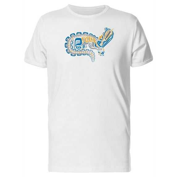 Mayan Crocodile Design T-Shirt Men -Image by Shutterstock, Male x-Large